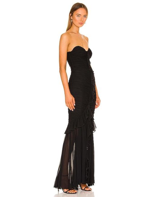 MAJORELLE Black Giules Gown