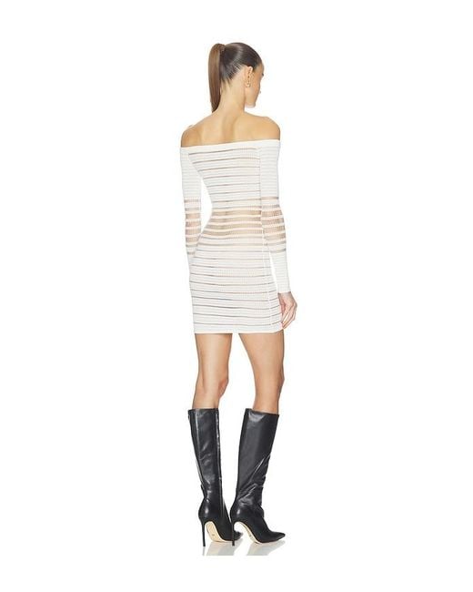 Halo White Veiled Mini Dress