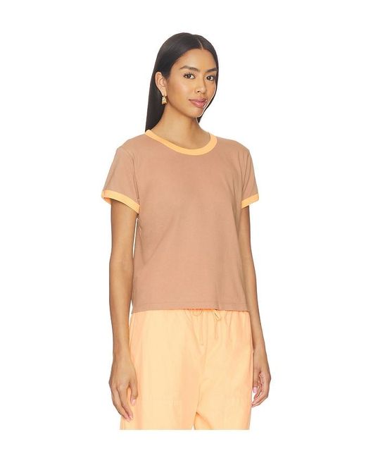 Leset Natural Margo Ringer Tee