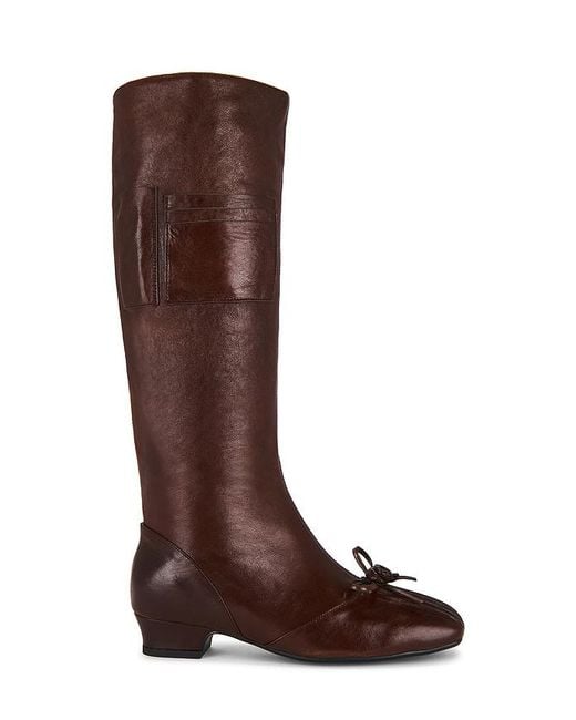 My Mum Made It Brown Rosette Pocket Boots