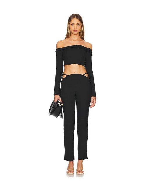 Cult Gaia Black Malie Pant