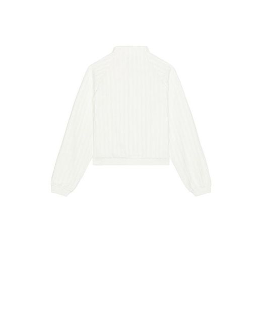 MADFRENZY White Striped Track Jacket for men