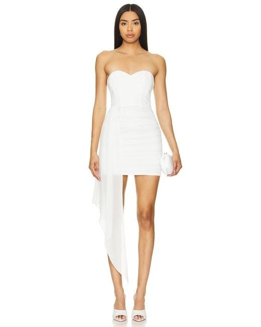 superdown White Alivia Mini Dress