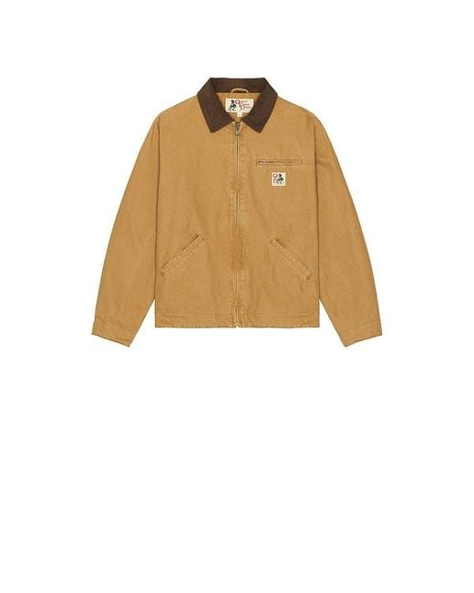 One Of These Days Blue Canvas Prairie Jacket for men