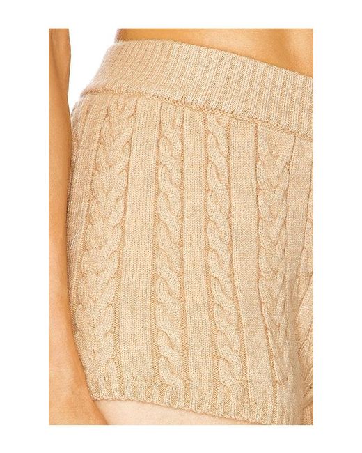 SER.O.YA White Molly Cable Knit Hot Short
