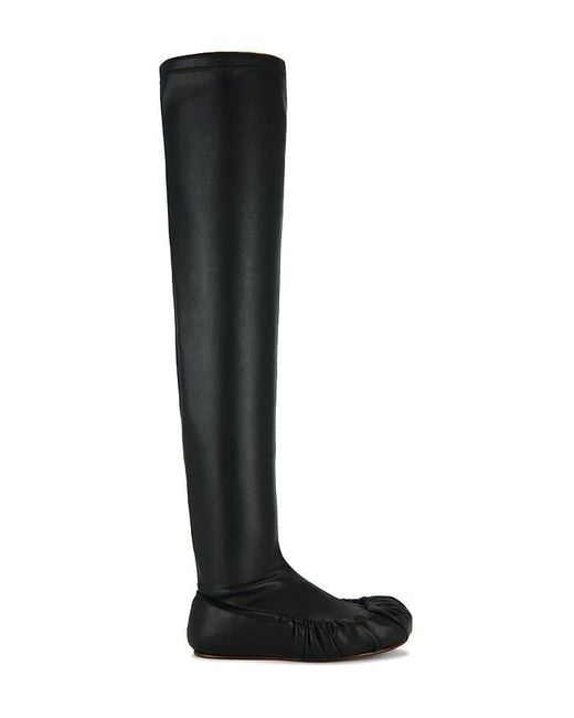 Yume Yume Black Over The Knee Ballerina Boot