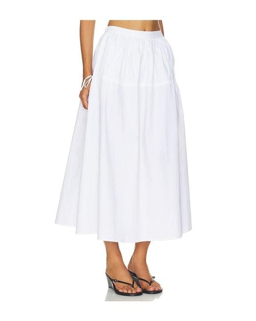 Solid & Striped White The Ivy Skirt