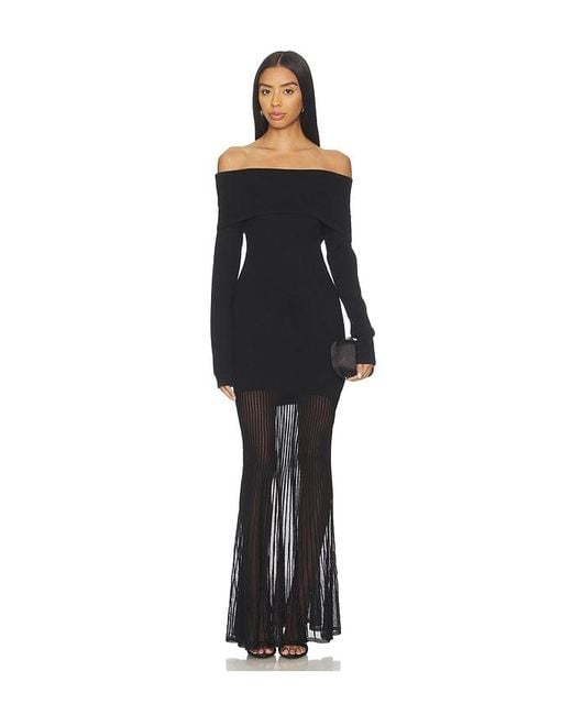 SER.O.YA Black Isotta Dress
