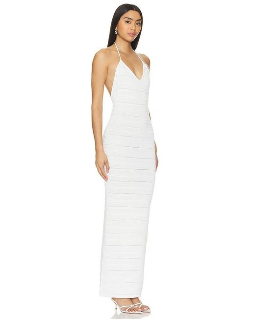 superdown White Sloan Maxi Dress