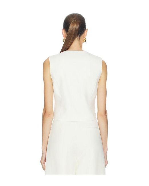 Anine Bing White Mario Vest