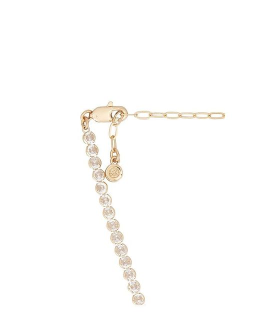 Ettika White Luminous Love Tennis Necklace