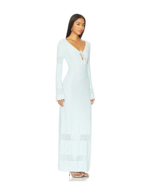 Asta Resort White Kleid Aus Häkelspitze Rita