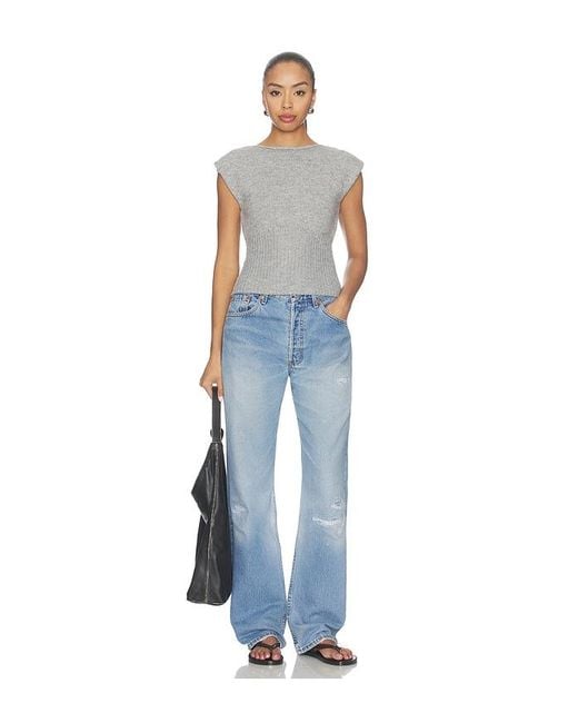 ALL THE WAYS Blue Medora Knit Top