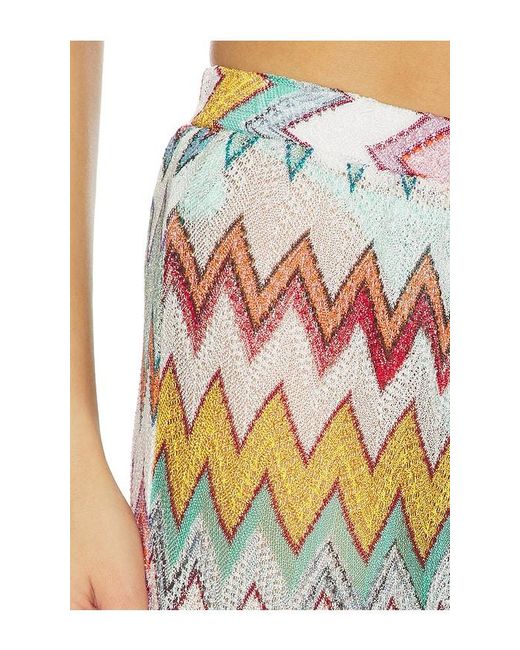 Missoni White Wide Leg Trousers