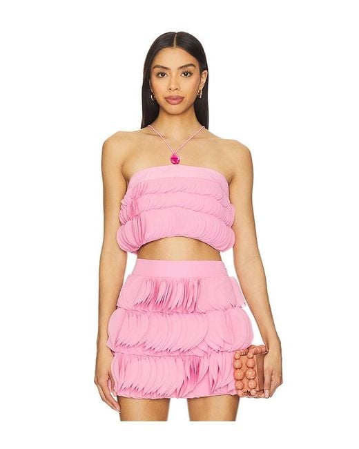 AMUR Pink Capri Top