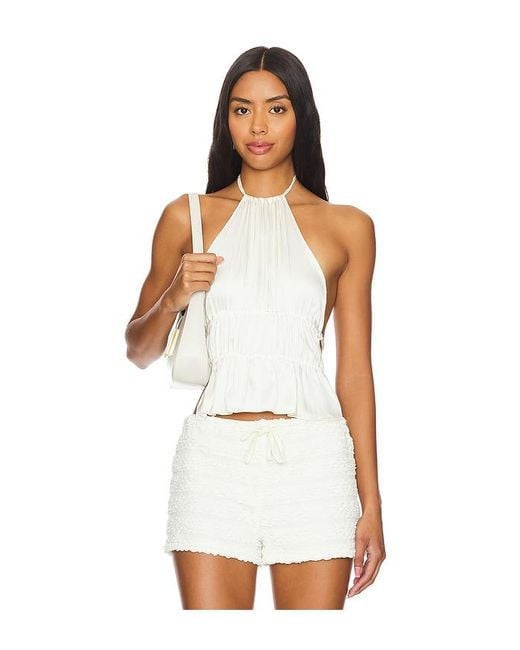 Lioness White Legacy Halter Top