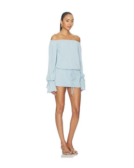 Asta Resort Blue Margot Mini Dress