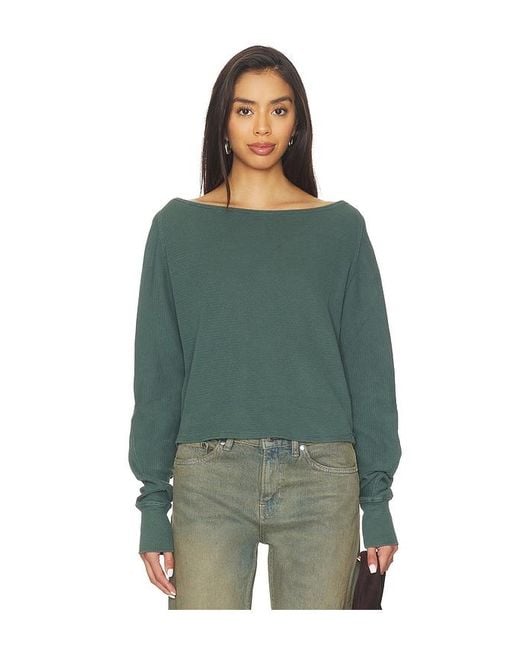 Free People Green X We The Free Jess Long Sleeve