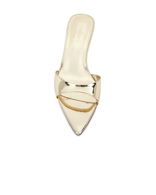 Femme LA White Marseille Slipper