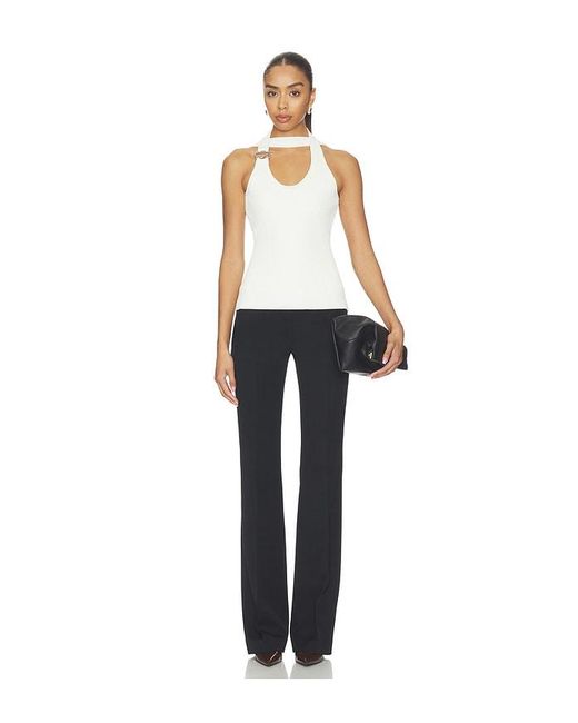 Coperni White C Logo Knit Top