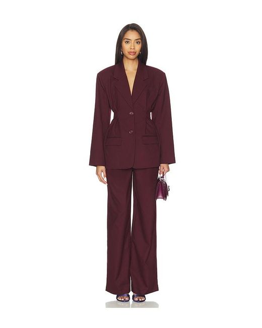 Gestuz Red Paula Midwaist Pants