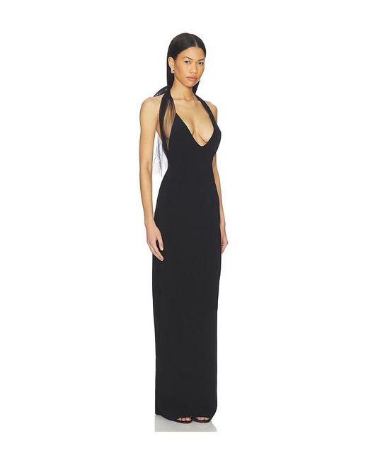 Lovers + Friends Black Ajia Gown