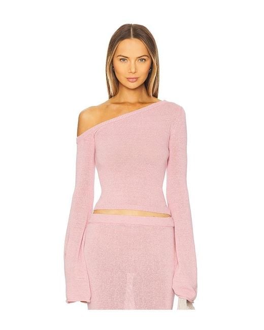SER.O.YA Pink Alivia Knit Top