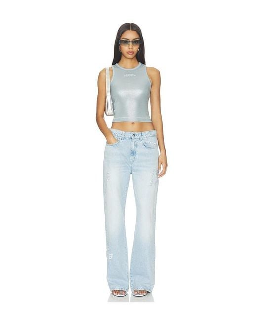 Casablanca Blue Graffiti Jeans