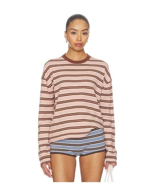 Lovers + Friends Multicolor Amalia Crew Neck Sweater