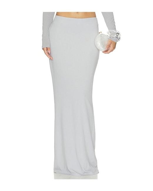 Nbd White Amreen Maxi Skirt