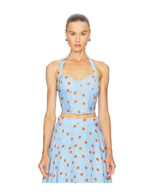 Astr Blue Janie Top
