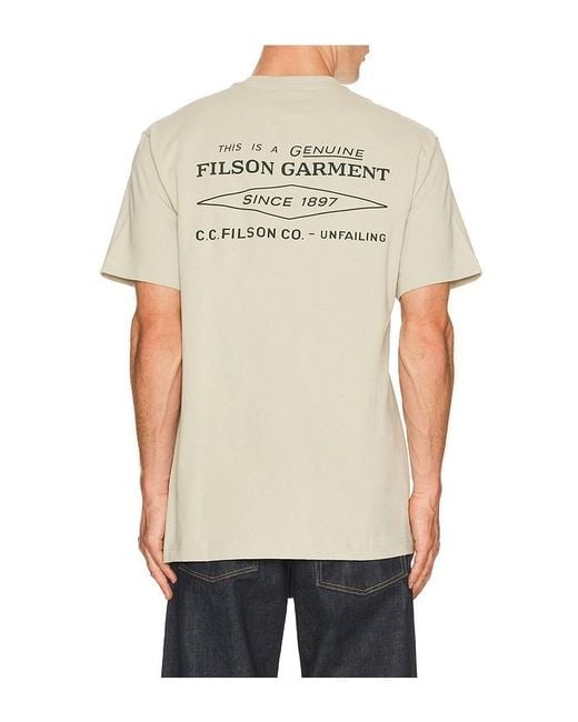 Filson Natural Diamond Graphic Tee for men