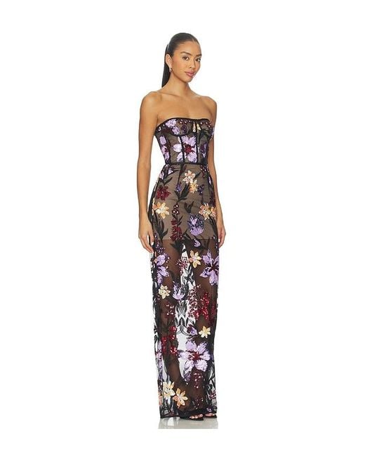 Bronx and Banco Multicolor Dahlia Maxi Dress