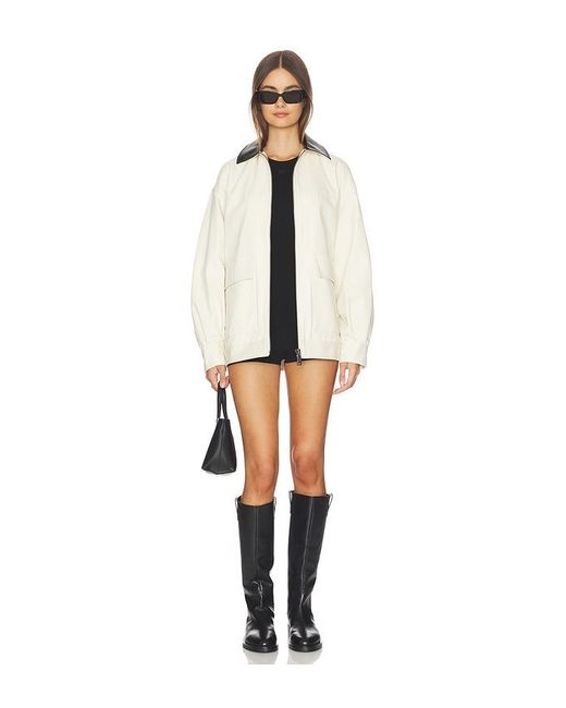 Anine Bing White Holden Jacket