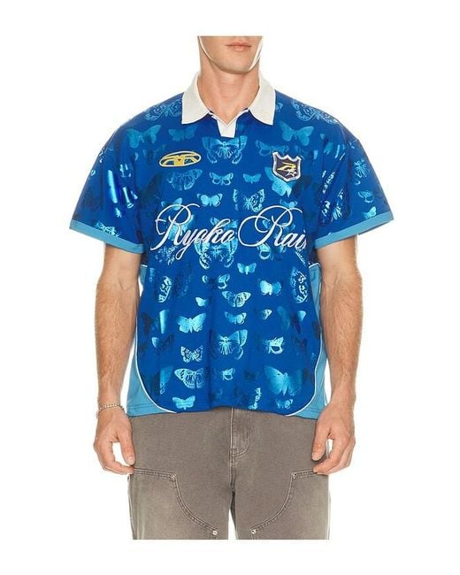 Ryoko Rain Blue Butterfly Effect Soccer Jersey for men