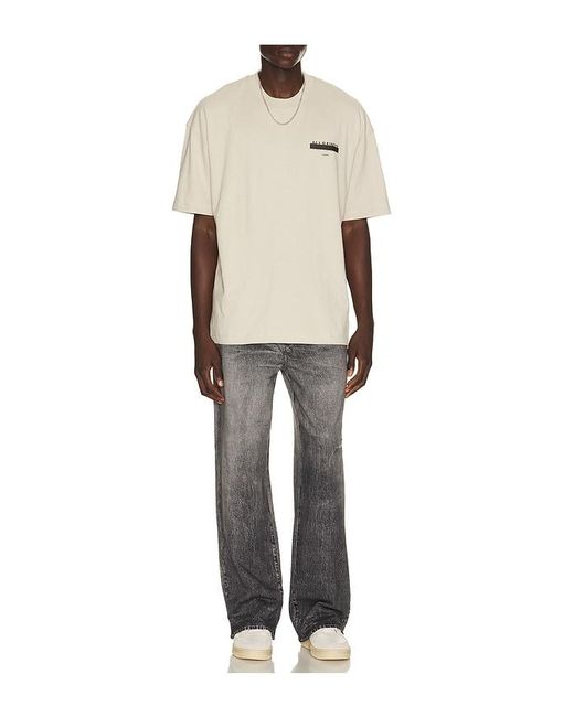 AllSaints Black Lenny Denim Trouser for men
