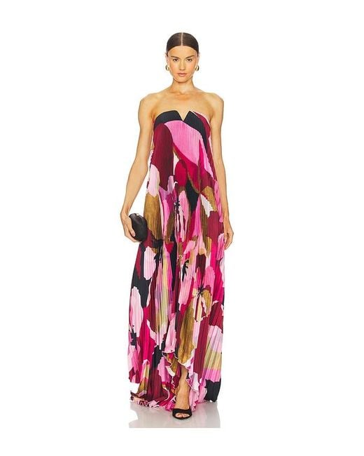 L'idée White X Revolve Tie Gown