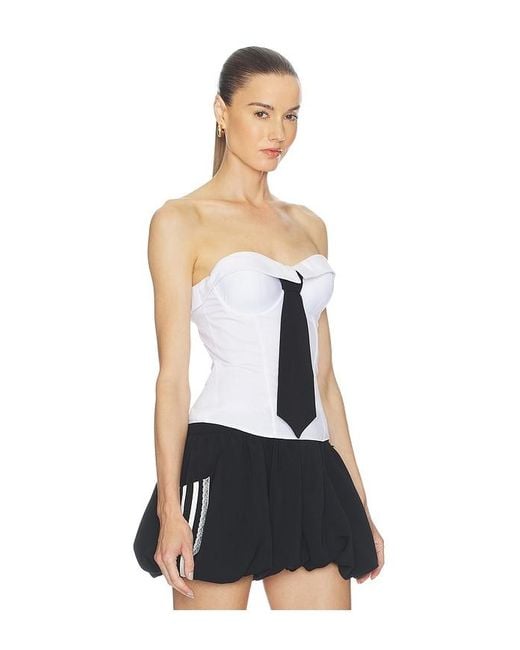 Aniye By White Sandy Bustier Top