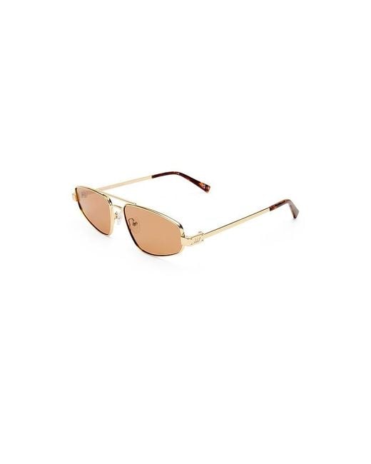 Le Specs Metallic Treasure Sunglasses