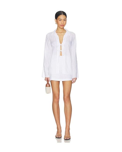 LSPACE White Venice Shirt