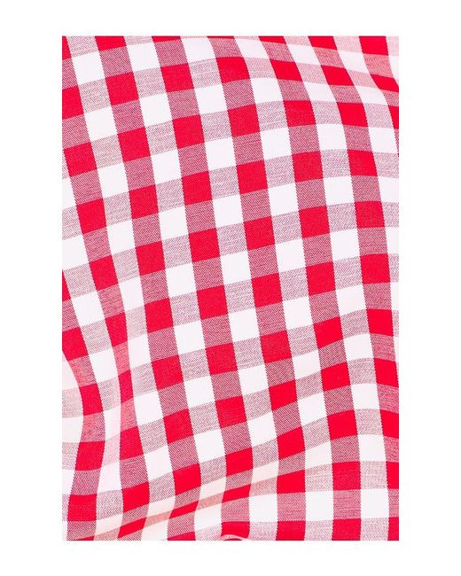 MORE TO COME Red Piper Mini Dress