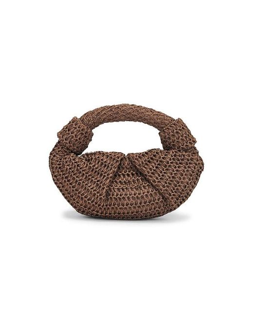 Simon Miller Brown Raffia Lopsy Bag