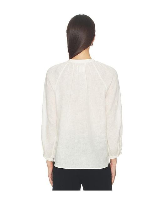 Citizens of Humanity White Paro Linen Blouse
