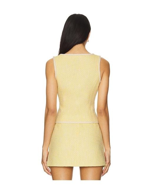 Amanda Uprichard Natural Caligari Vest