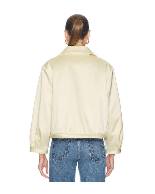 Helsa Natural Sateen Puff Jacket