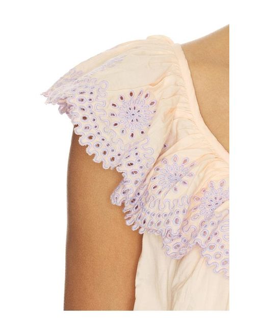 Tularosa Natural Anya Mini Dress