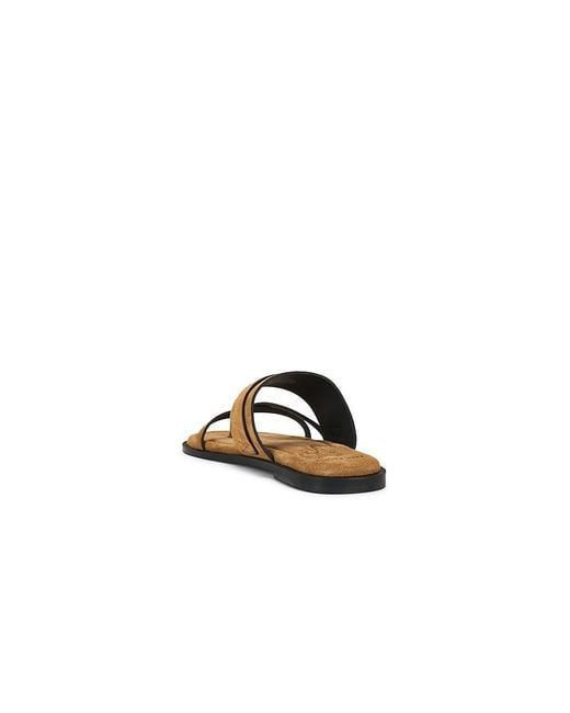 Free People Metallic Belted Cross Strap Sandal