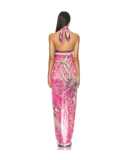 Spell Red Volcano Goddess Travel Scarf Top