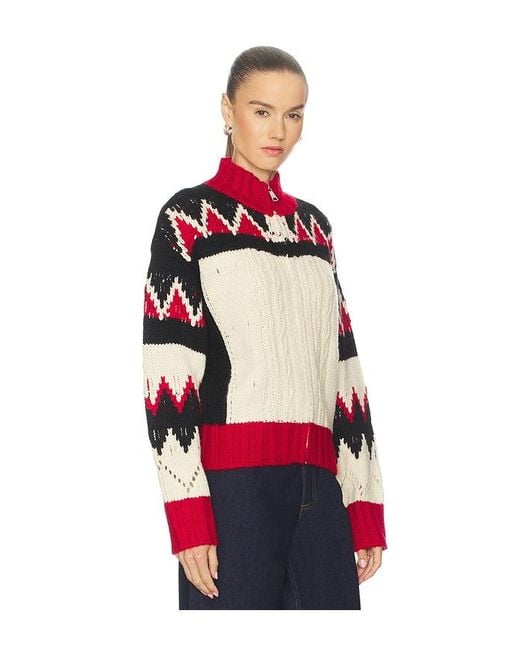 Steve Madden Red Averia Sweater Jacket