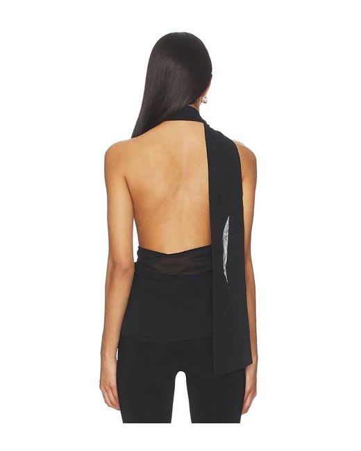 superdown Black Gabriette Choker Top